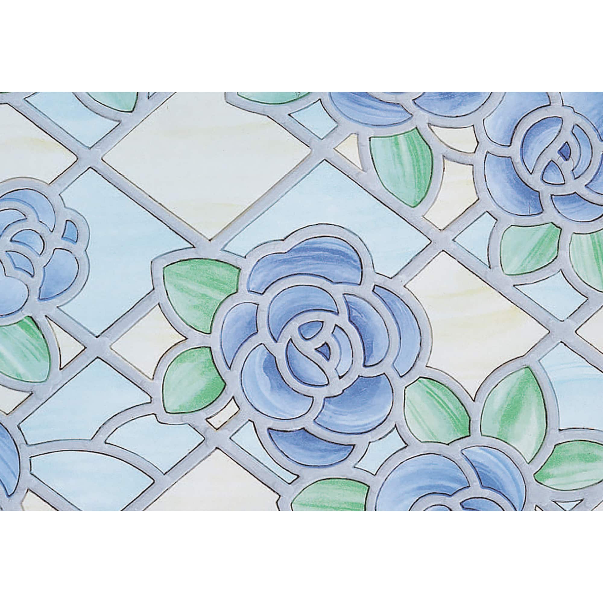Fablon Amiens Blue Window Film, 2ct.